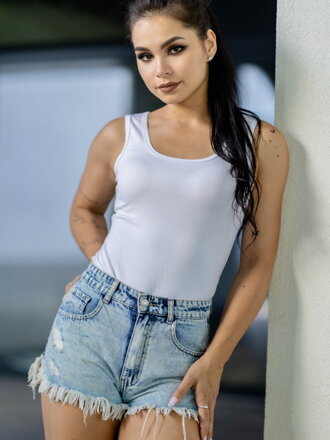 Dámske tielko TANK TOP v bielej farbe Dámske tielko TANK TOP v bielej farbe